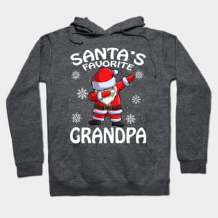 Santas Favorite Grandpa Christmas Hoodie